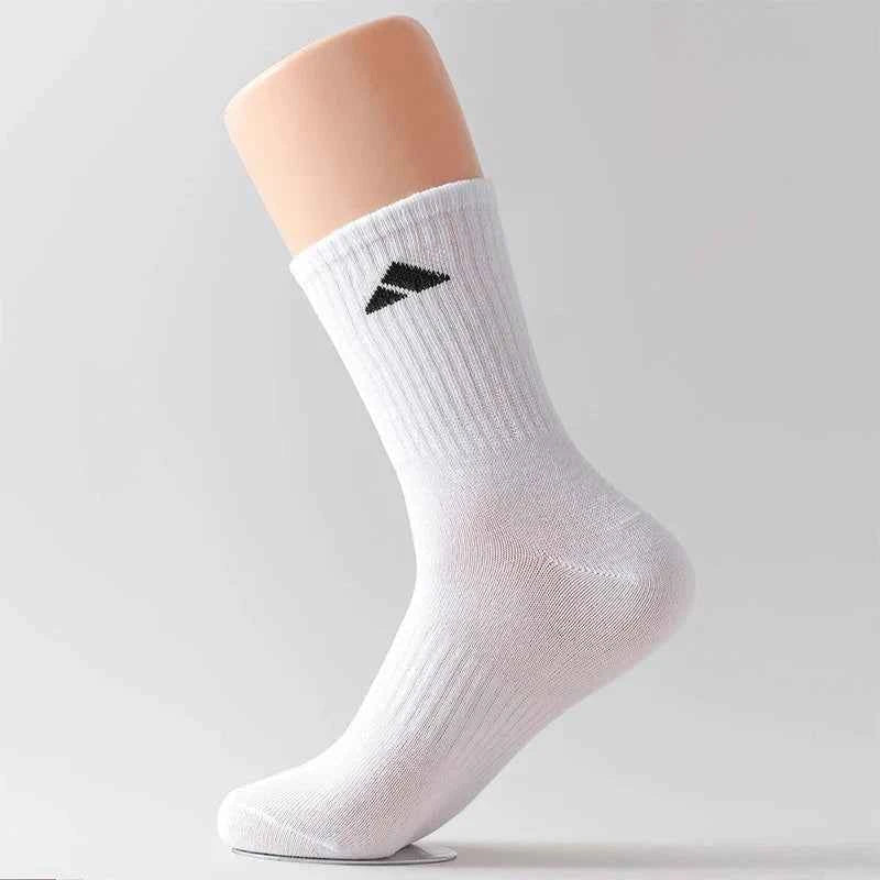 gym socks white crew socks on foot