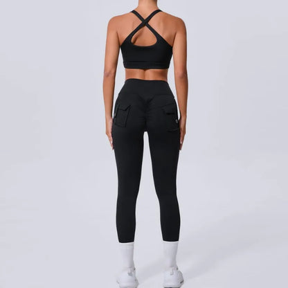 Women Seamless Sets Pants Vest Suits - NORDUM.SHOP