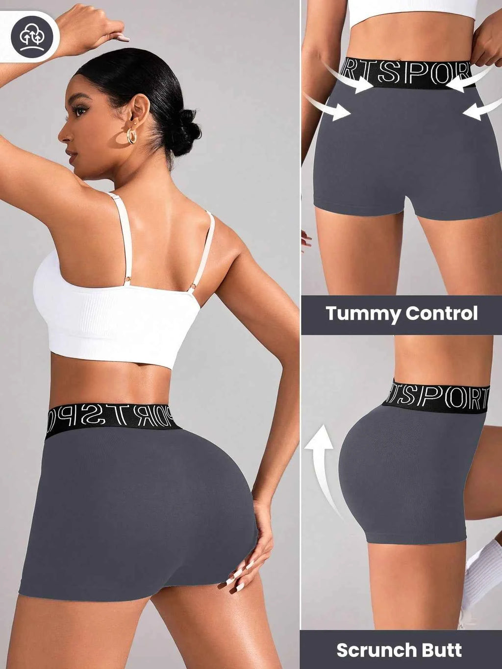 High Waist Gym Shorts - NORDUM.SHOP