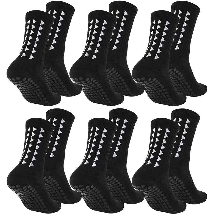 anti slip grip socks for football
