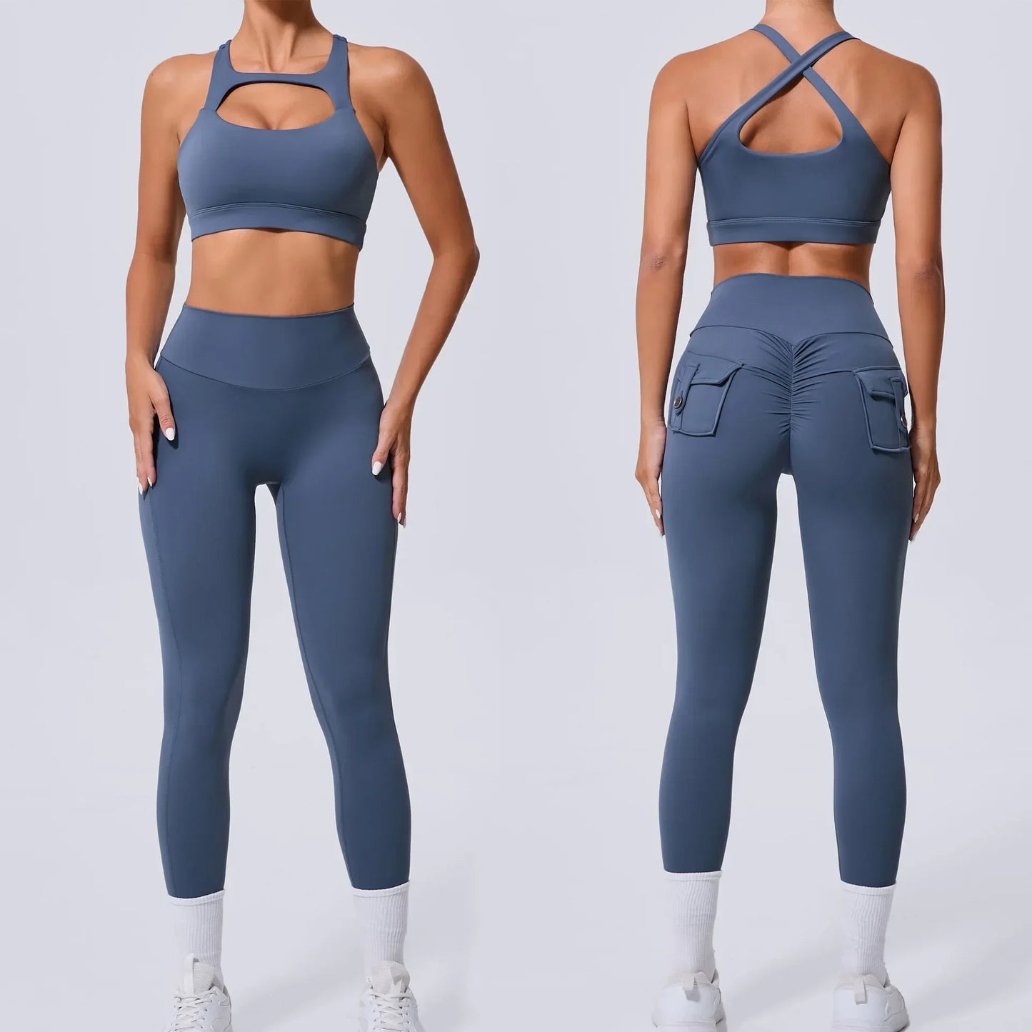 Women Seamless Sets Pants Vest Suits - NORDUM.SHOP