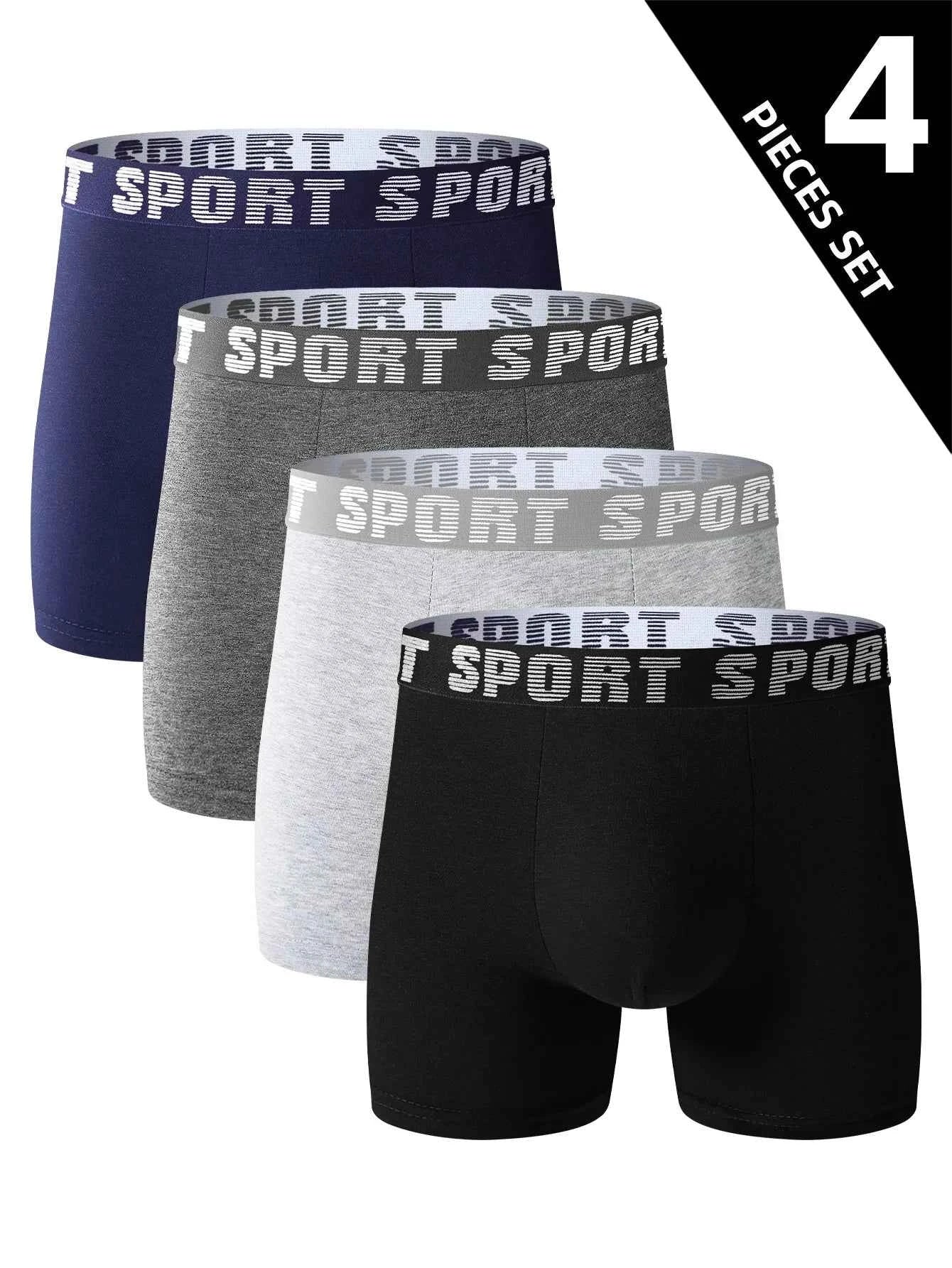 Men’s Sport Boxer Briefs – Everyday Comfort (4-Pack) - NORDUM.SHOP