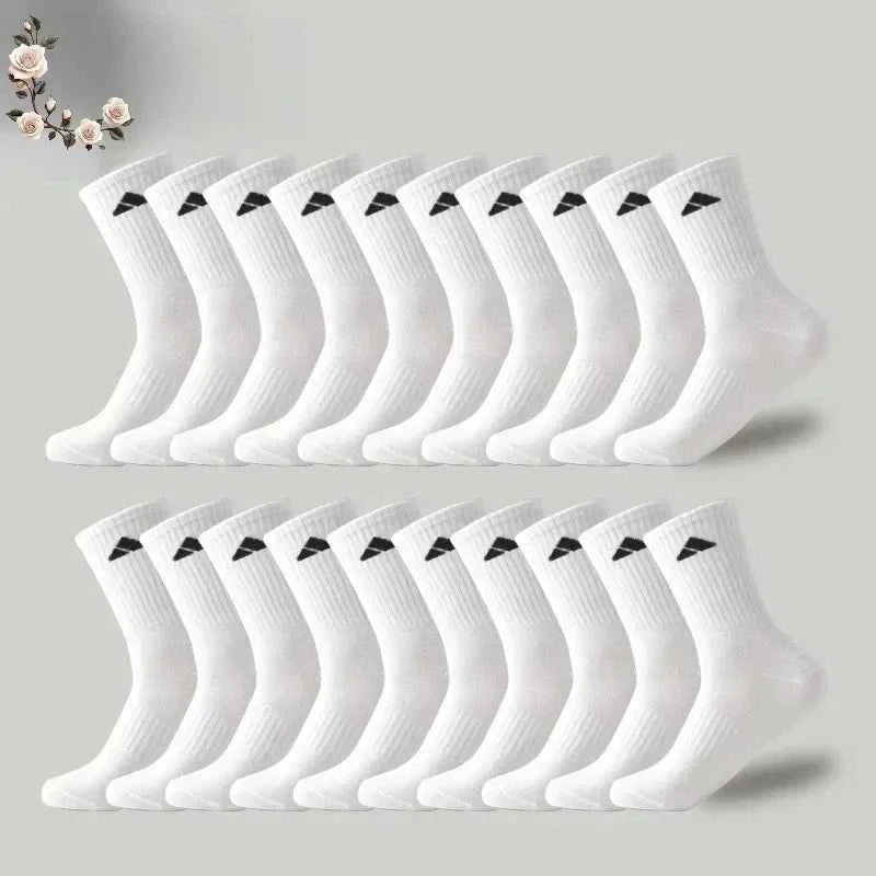 gym socks white multipack stacked view