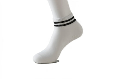 Non Slip Yoga Socks for Women - Grip Non Socks with Double Stripes - NORDUM.SHOP