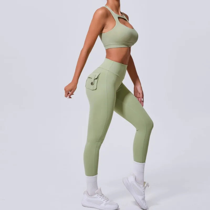 Women Seamless Sets Pants Vest Suits - NORDUM.SHOP