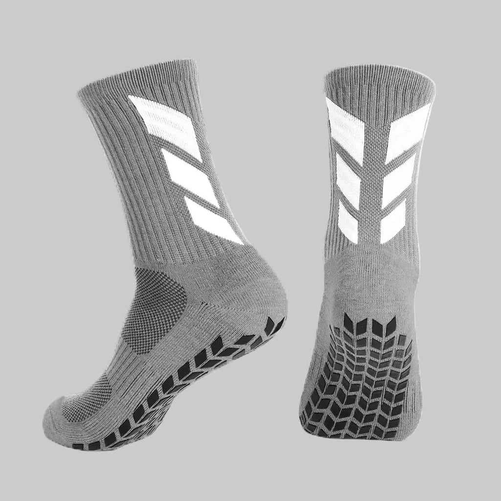 football grip socks anti slip grey grip sole