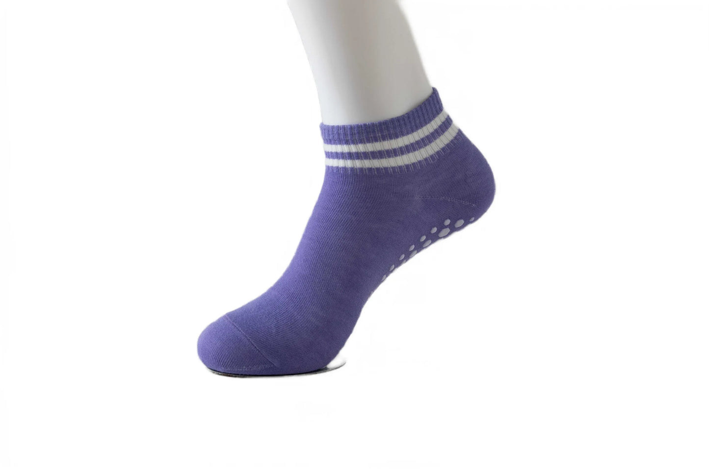 Non Slip Yoga Socks for Women - Grip Non Socks with Double Stripes - NORDUM.SHOP