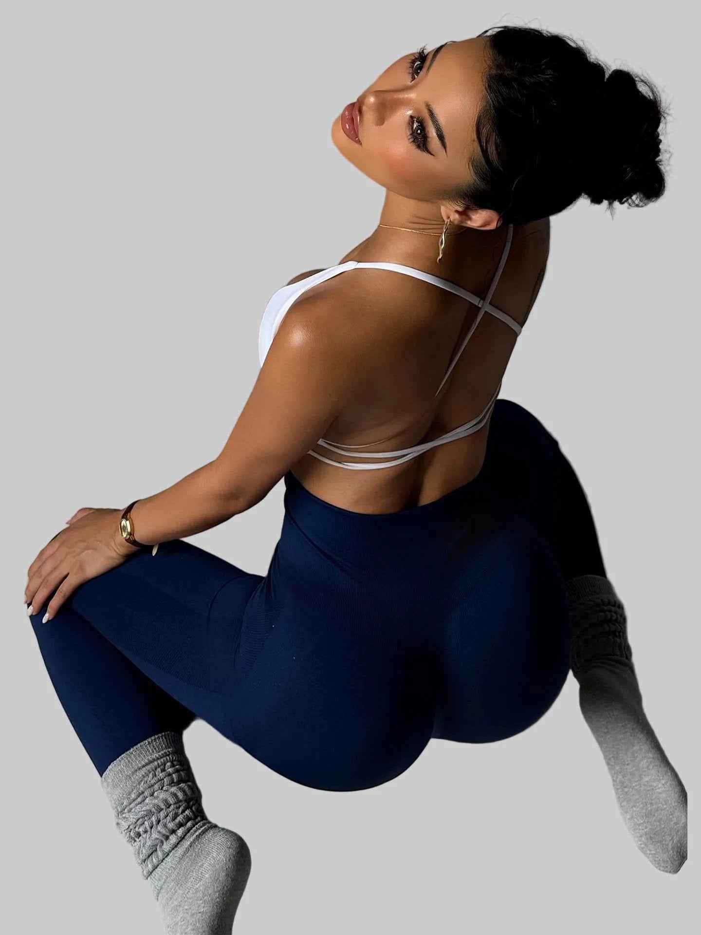 Women's Seamless High Waist Quick-drying Hollow Hip Raise Yoga Pants - NORDUM.SHOP