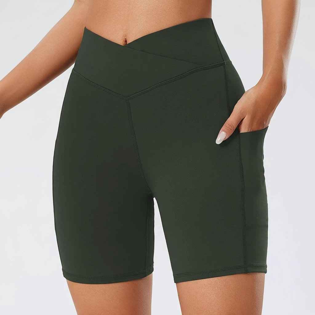 Sculpt Pocket Shorts – High Waist V-Waist Fit - NORDUM.SHOP