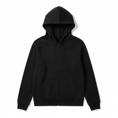 CozyZip Unisex Hoodies Black TwinTilt Steel Pet Feeder