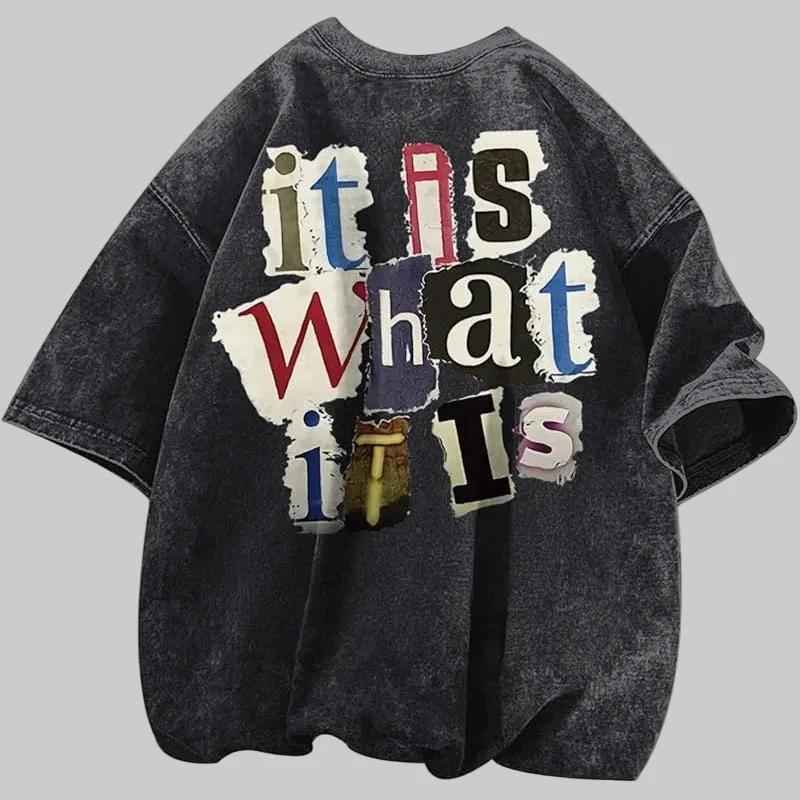 Statement™ Oversized Tee – “It Is What It Is” - NORDUM.SHOP