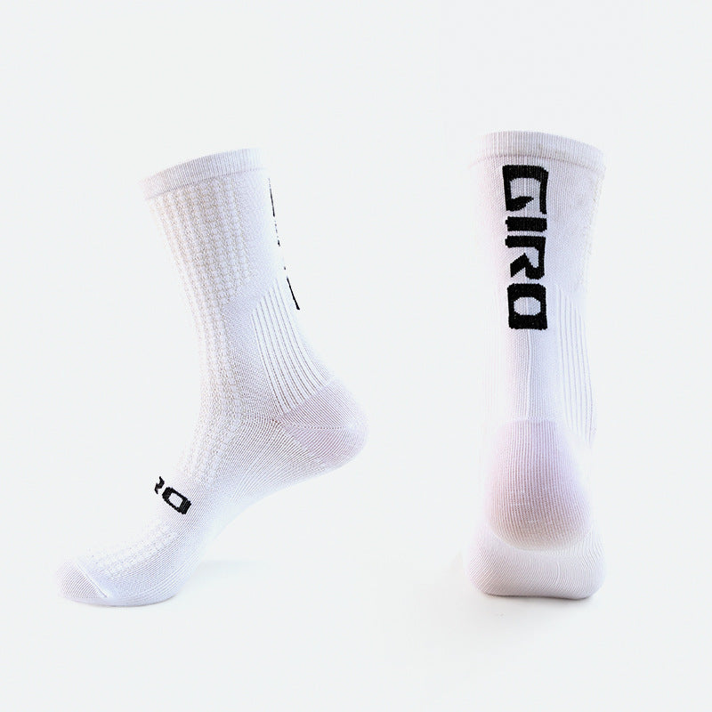 Professional Men's And Women's Mid-tube Sports Cycling Socks