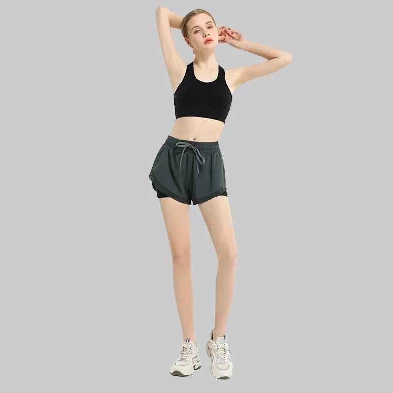 Yoga Shorts Stretch Slim Fit Running Fitness Pants Women - NORDUM.SHOP