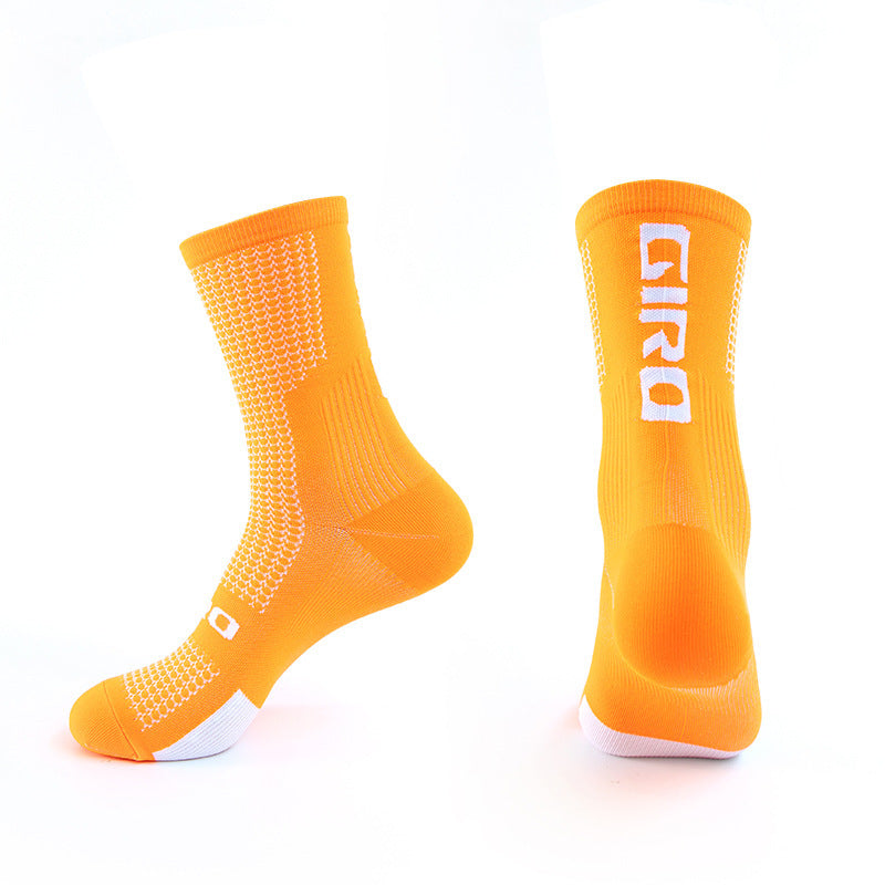 Professional Men's And Women's Mid-tube Sports Cycling Socks