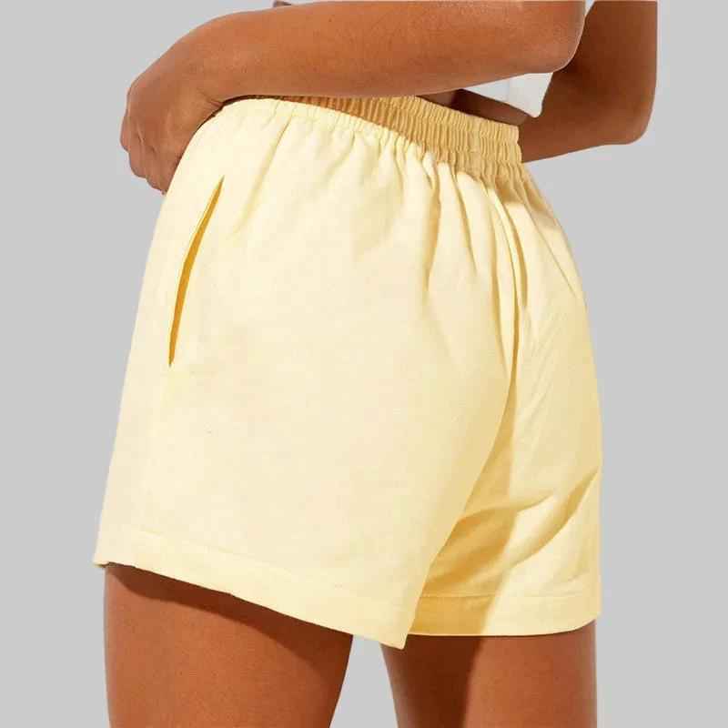 Women's Fashion Slim High Waist Loose Wide Leg Short - NORDUM.SHOP