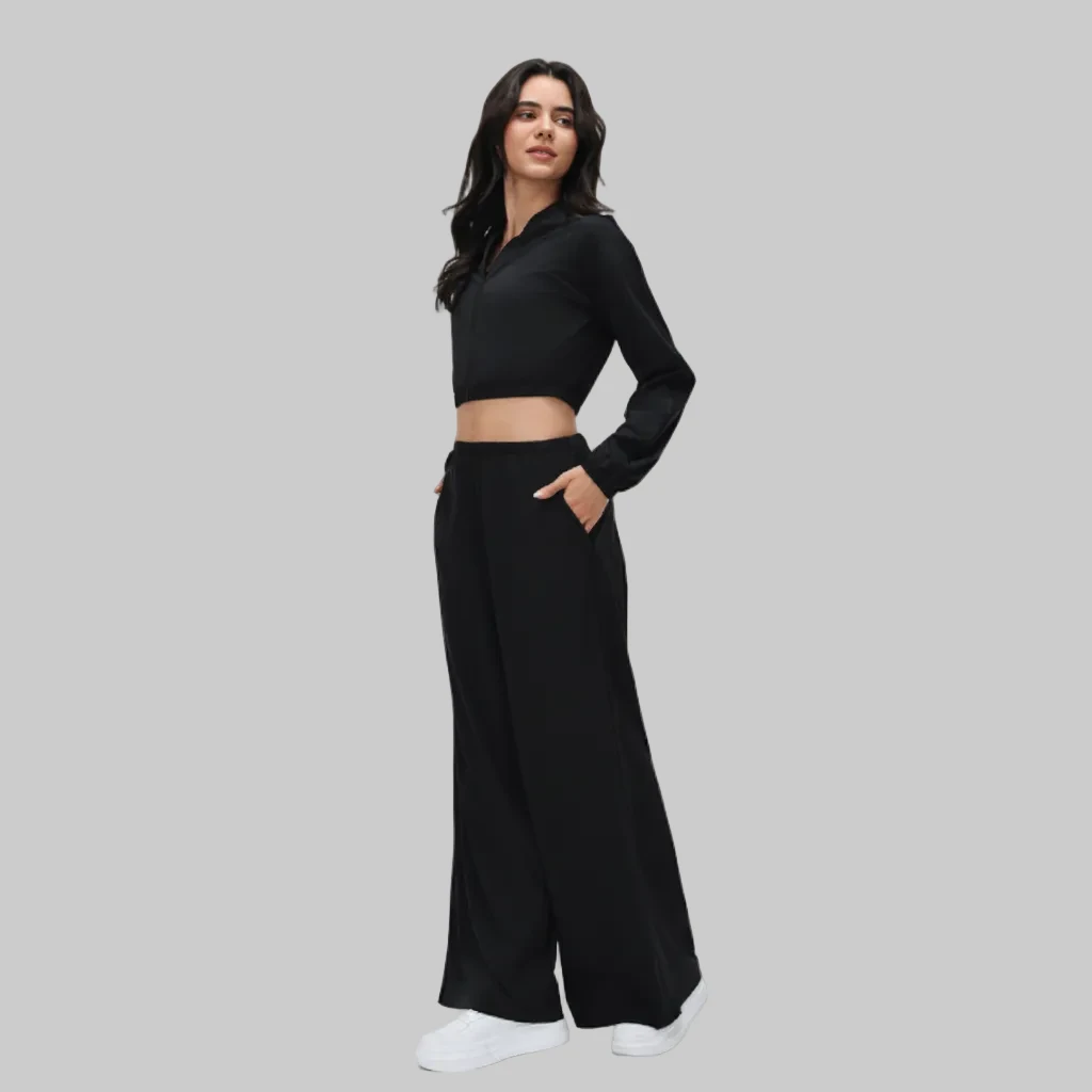SculptFlow Pants – Wide Leg Comfort - NORDUM.SHOP