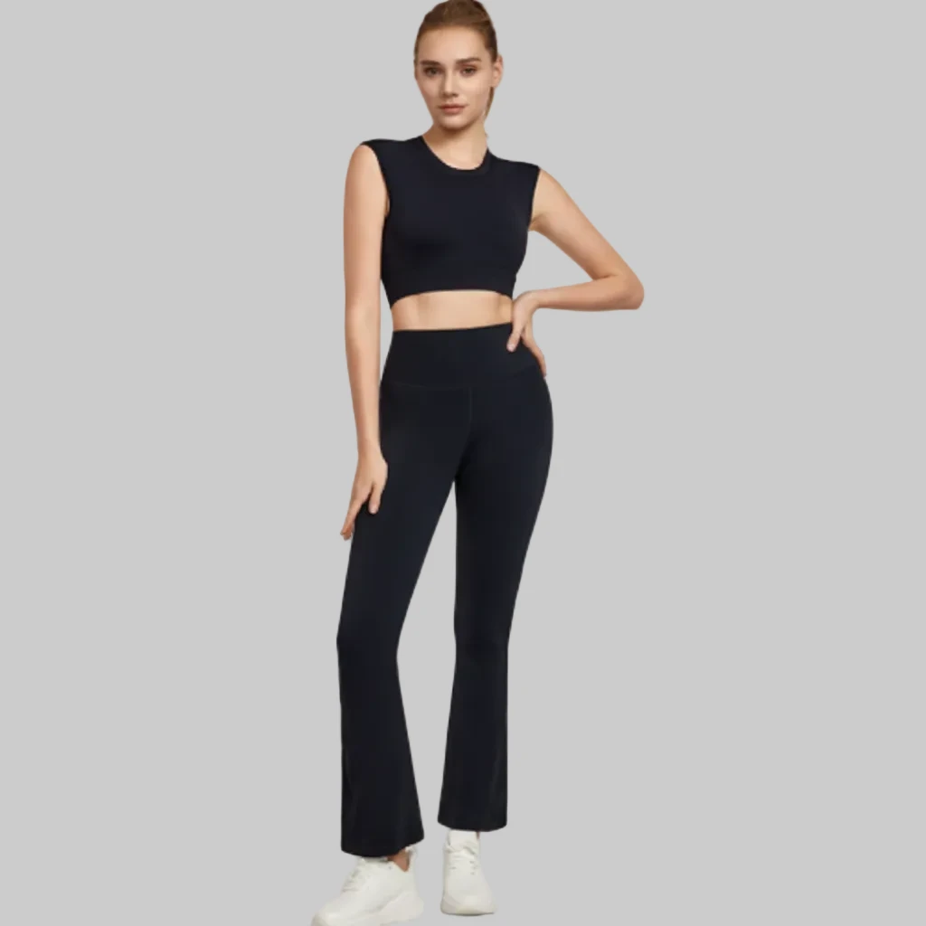 SculptBack™ Crop Top – Open Back & High Support - NORDUM.SHOP