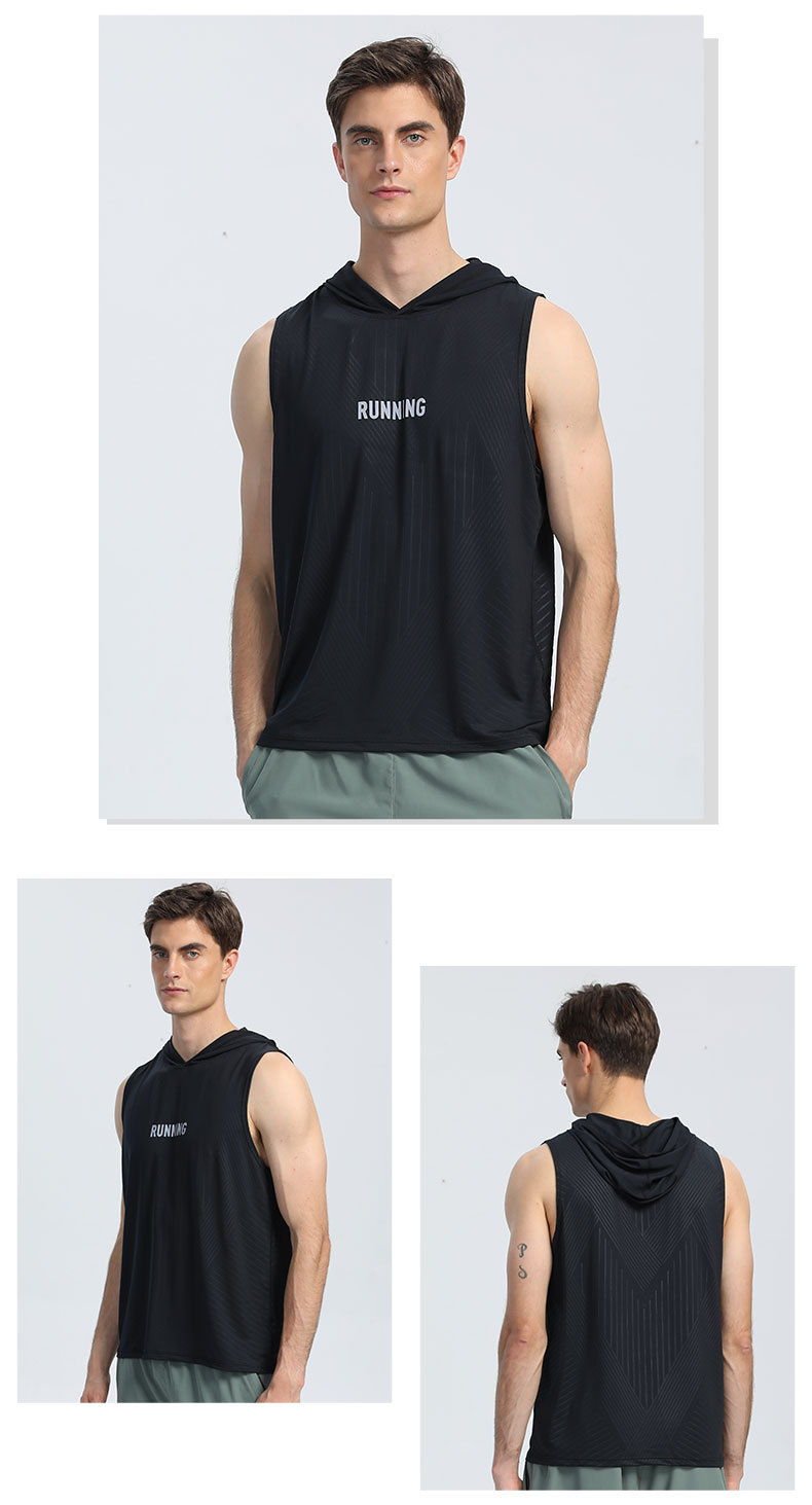 Men's Hooded Sports Tank Top - NORDUM.SHOP