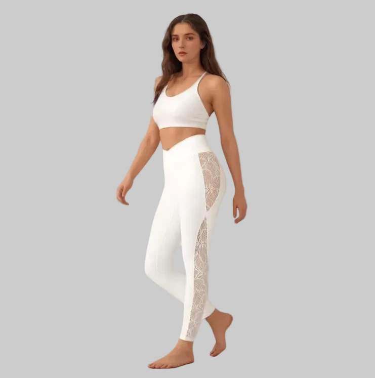 LaceContour Leggings – High Waist Tight Fit - NORDUM.SHOP