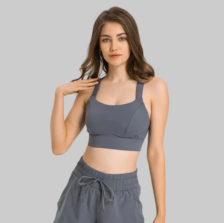 Nude Feel High Elastic Breast Holding Sports Bra Bra - NORDUM.SHOP