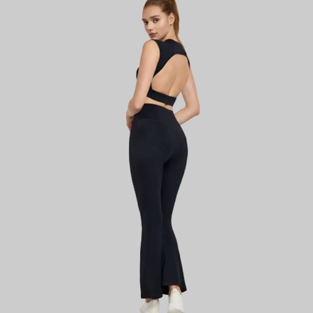 SculptBack™ Crop Top – Open Back & High Support - NORDUM.SHOP