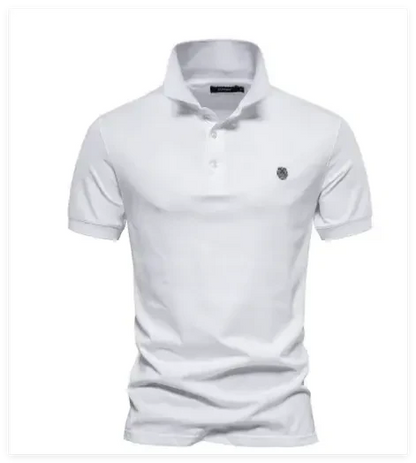 Men's Fashion Sport Polo Shirt White 2XL TwinTilt Steel Pet Feeder