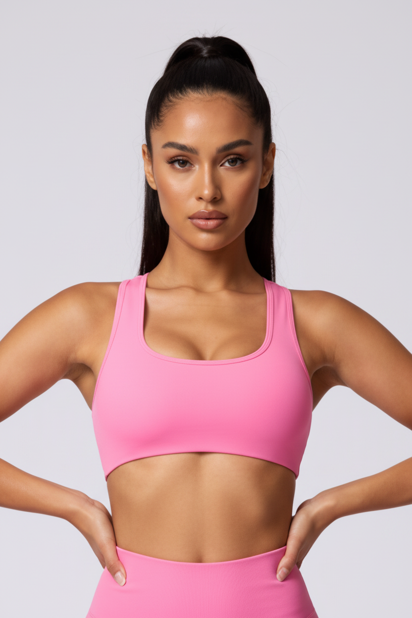 Pink Sports Bra Same Model