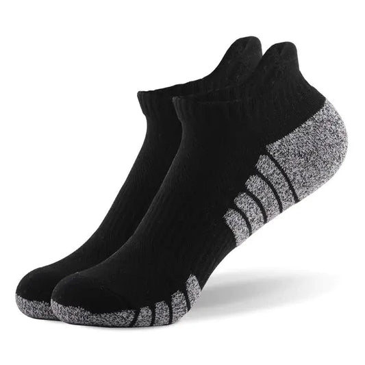 Thick Cotton Non-Slip Breathable Running Socks Black L TwinTilt Steel Pet Feeder