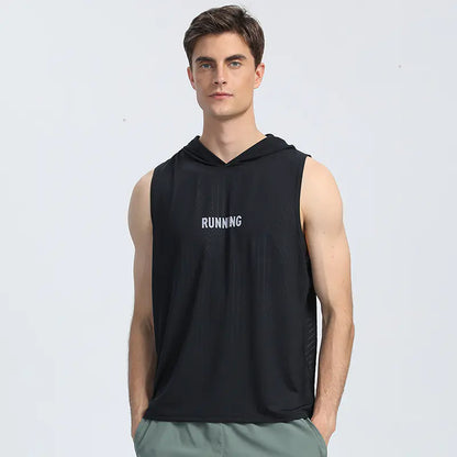 Men's Hooded Sports Tank Top - NORDUM.SHOP