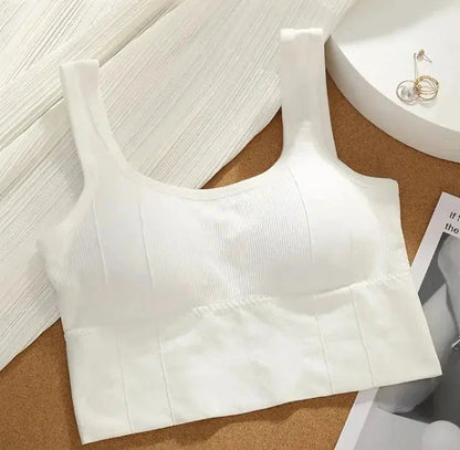 Yoga Base Bra White Free Size TwinTilt Steel Pet Feeder